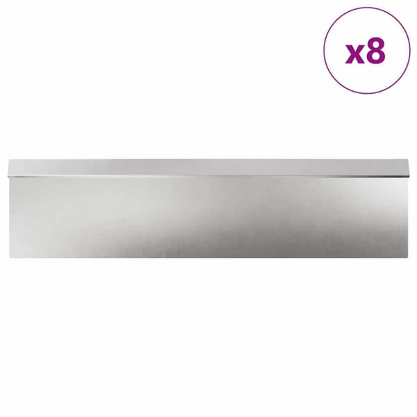 Snigelstaket 12 pcs Silver Rostfritt stål