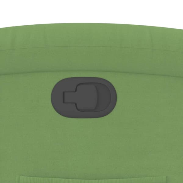 Reclinerfåtölj ljusgrön sammet