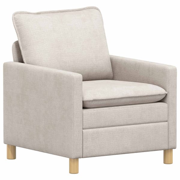 Soffset 2 pcs Gräddvit Polyester