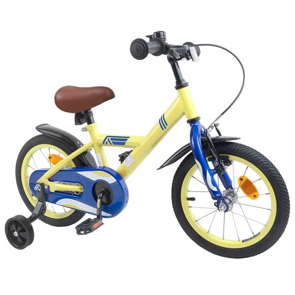 Barncykel 12 Tum för 2-4 åringar Gul