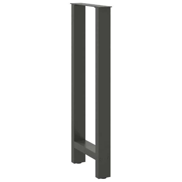 Barbordsben antracit 2 st 40x(100-101) cm stål