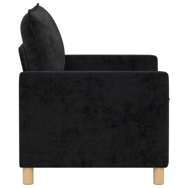 Soffa Svart 126 x 81 x 87,5 cm Polyester