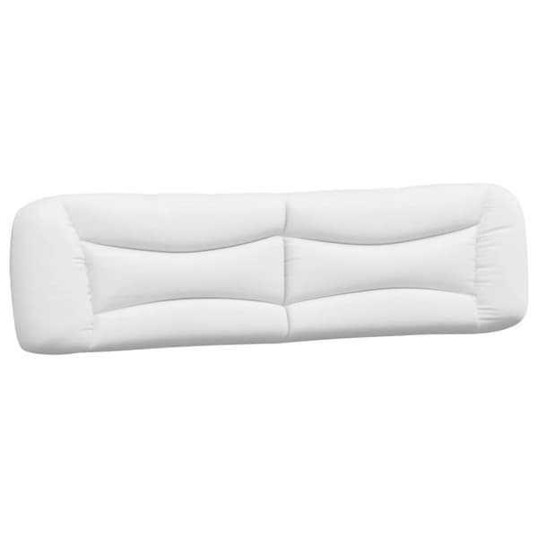 Bed Frame without Mattress "Hvar" White 200x200 cm Faux Leather