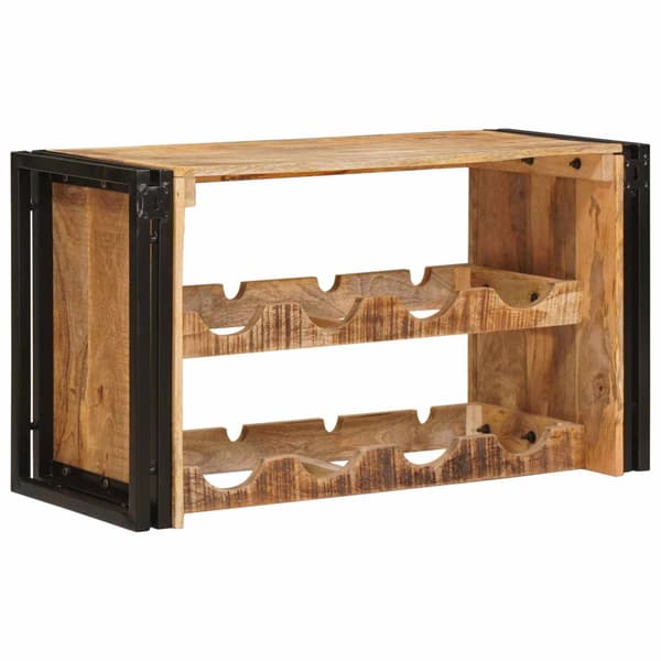 Vinställ Brun 80 x 45 x 33 cm Solid Grov Mangoträ