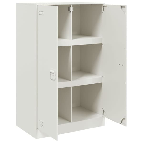 Skänk vit 67x39x107 cm stål