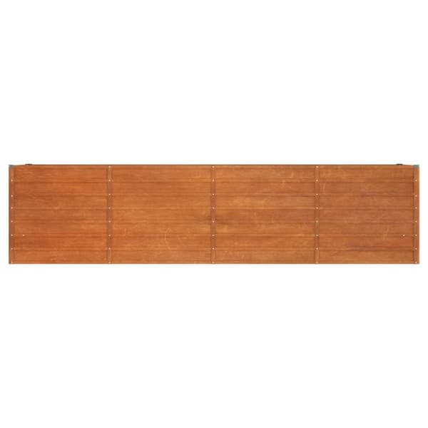Odlingslåda rostig 320x40x77 cm rosttrögt stål