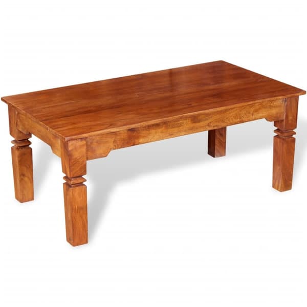 Soffbord massivt trä 110x60x45 cm