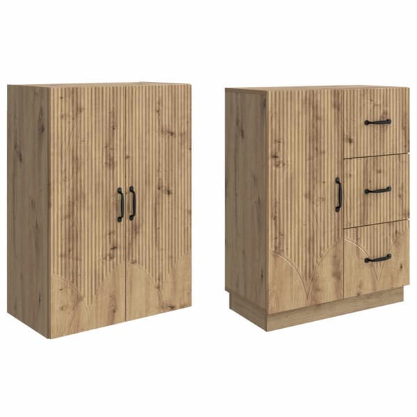 Skåpset 2 pcs Artisan-ek Konstruerat trä