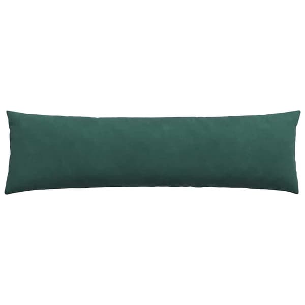 Sofakuddar 2 pcs Mörkgrön 145 x 40 cm Kordread tyg