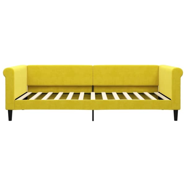 Dagbädd gul 100x200 cm sammet