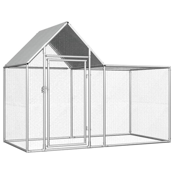 Hönsbur 2x1x1,5 m galvaniserat stål