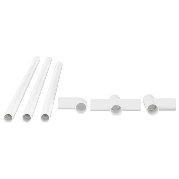 PVC Rör 29 pcs Vit PP och PE