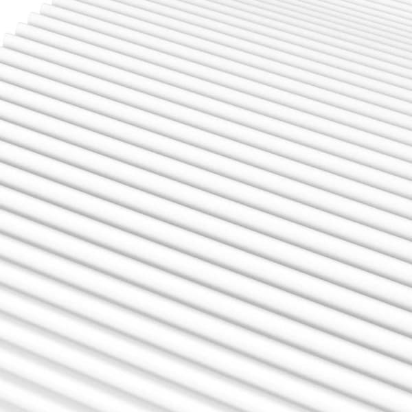 Skummadrass vit 80x220 cm hårdhet H2 H3