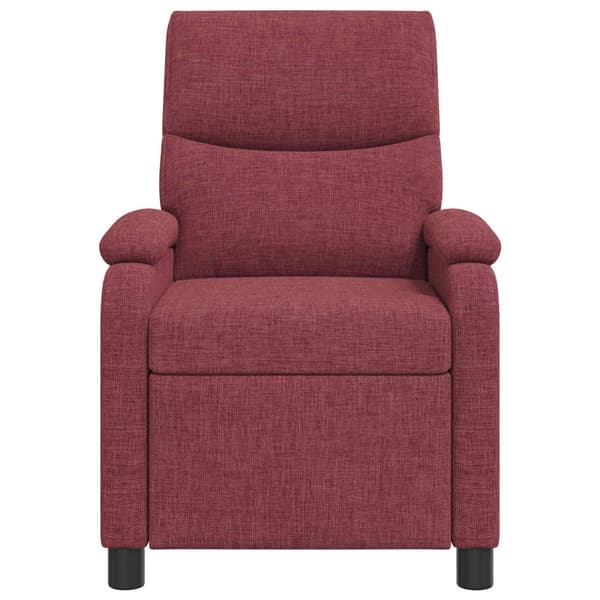 Recliner Vinröd Tyg