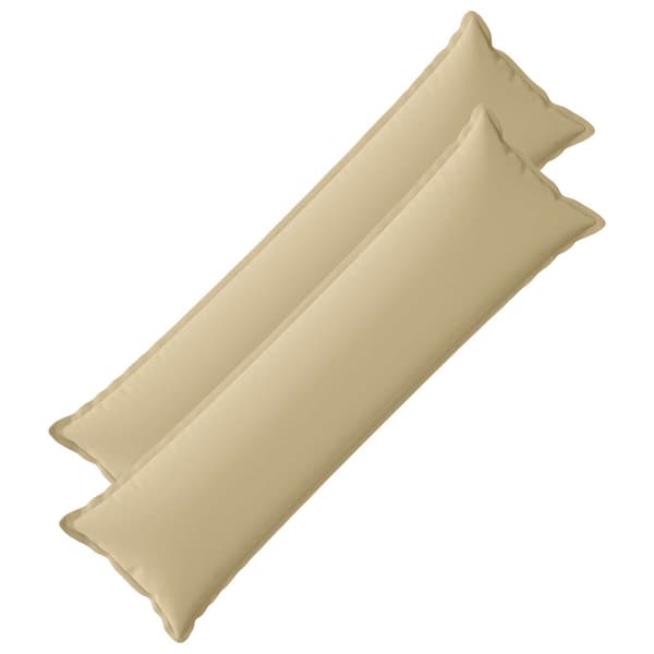 Kuddöverdrag 2 st HOUTEN Beige 40 x 145 cm Polyester