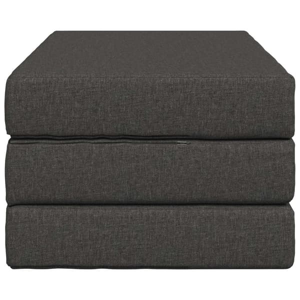 Fällbar Soffbed 80 x 67 x 45 cm Mörkgrå