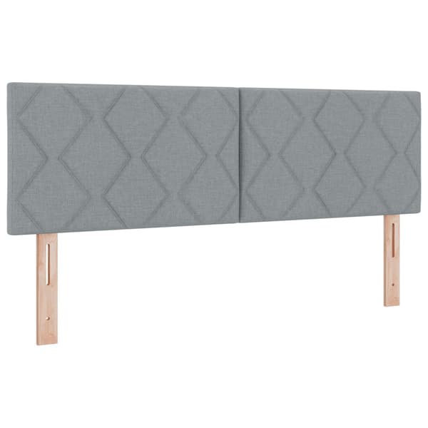 Huvudgavel Ljusgrå 160 cm tyg