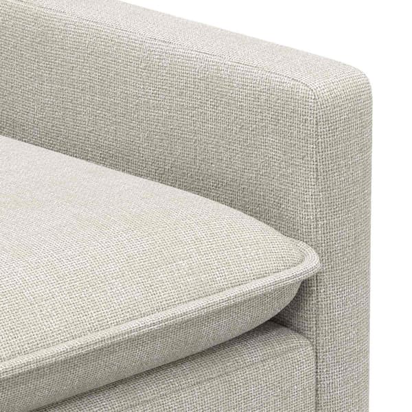 Soffa Gräddvit 156 x 81 x 87,5 cm Polyester