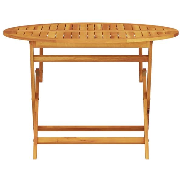 Trädgårdsmöbelset 5 pcs Brun Massivt Akaciaträ