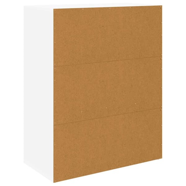Skänk vit 60x30x75 cm konstruerat trä