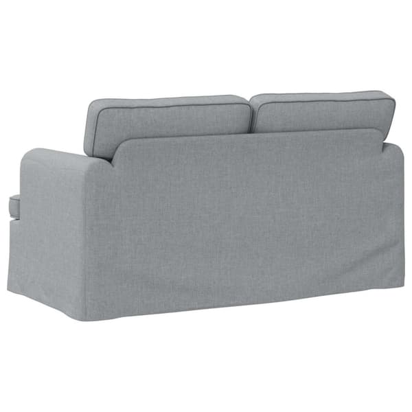 Soffa Ljusgrå 144 x 80 x 85 cm tyg
