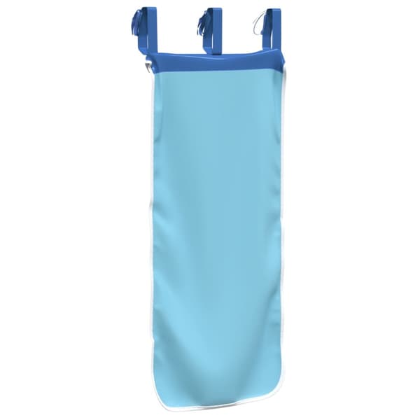 Gardiner för loftsäng med torn blå polyester