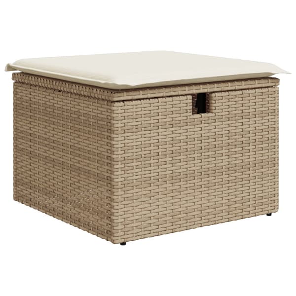 Trädgårdsoffset 4 st Poly rattan