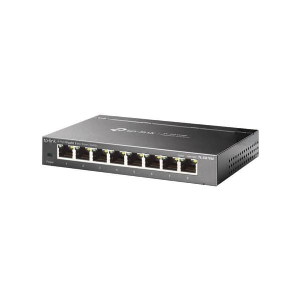 TP-Link JetStream TL-SG108E Easy Smart Switch - switch - 8 portar - Administrerad
