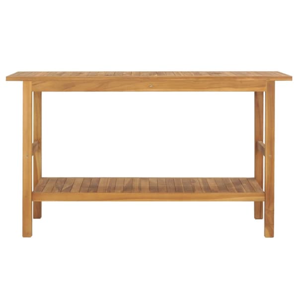 Badrumsunderskåp massiv teak 132x45x75 cm