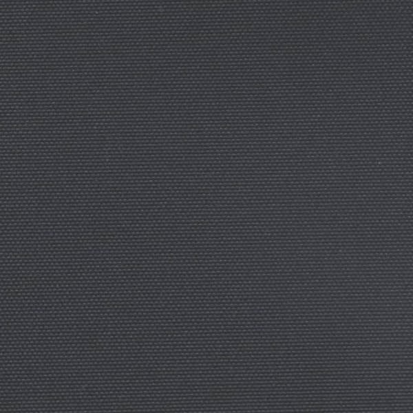 Infällbar sidomarkis svart 140x1200 cm