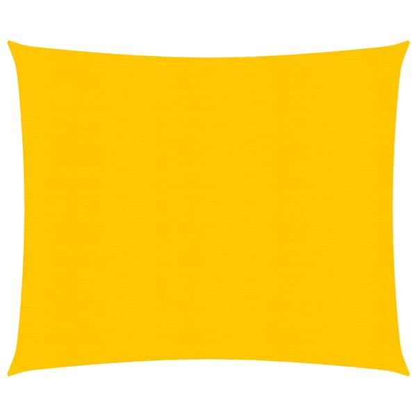 Solsegel 160 g/m² rektangulär gul 2x2,5 m HDPE