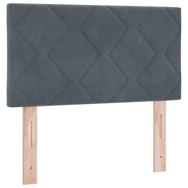 LED huvuddyna Mörkgrå 80 cm Sammet