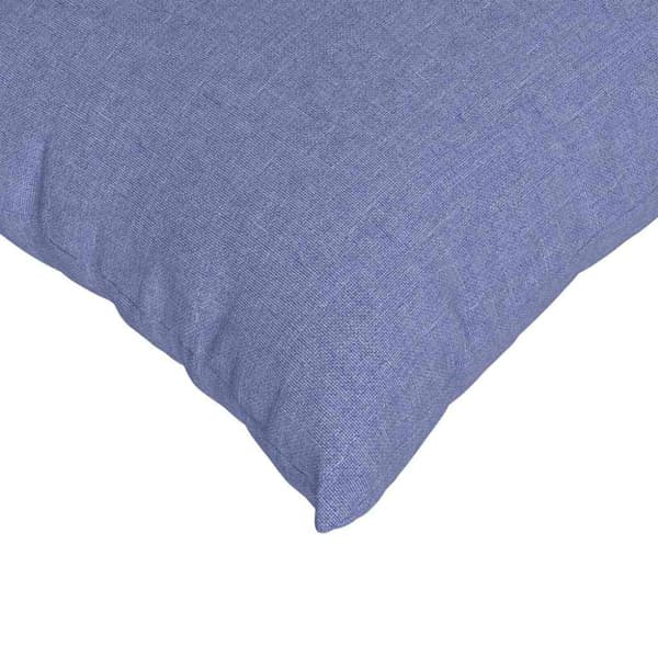 Sofakuddar 2 pcs Jeansblå 60 x 60 cm tyg
