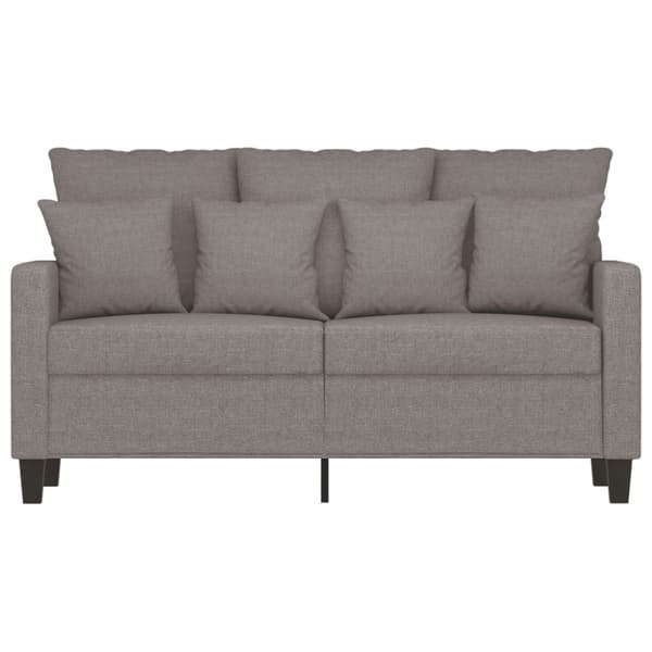 2-sitssoffa taupe 120 cm tyg
