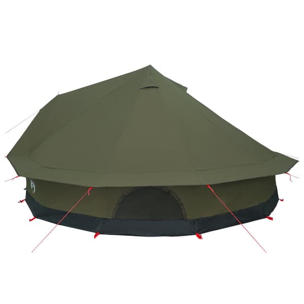 Familjetält Armégrön 10 personer Polyester / Bomull