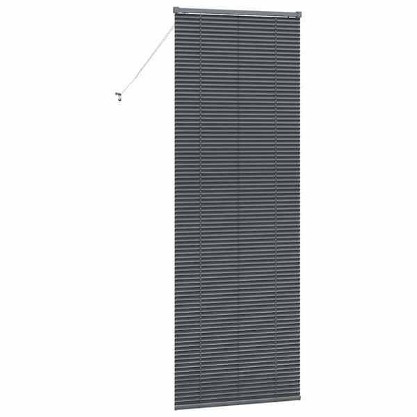 Persienner Mörkgrå 220 x 70 cm Aluminium