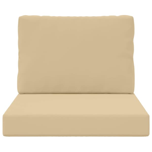 Utomhus Soffa Kudde 2 pcs Beige Polyester