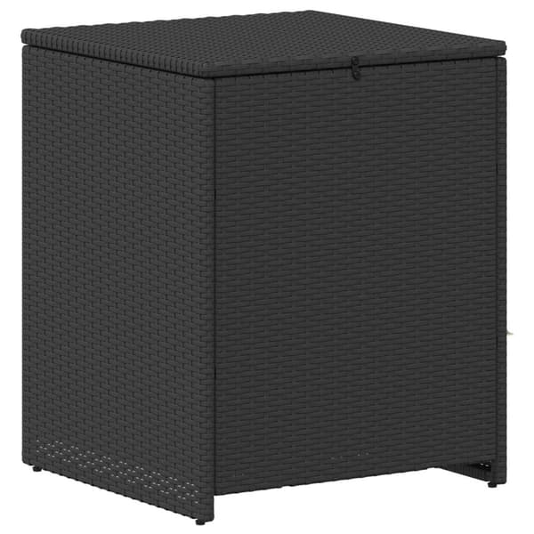 Soffset 5 st Svart Poly Rattan och stål