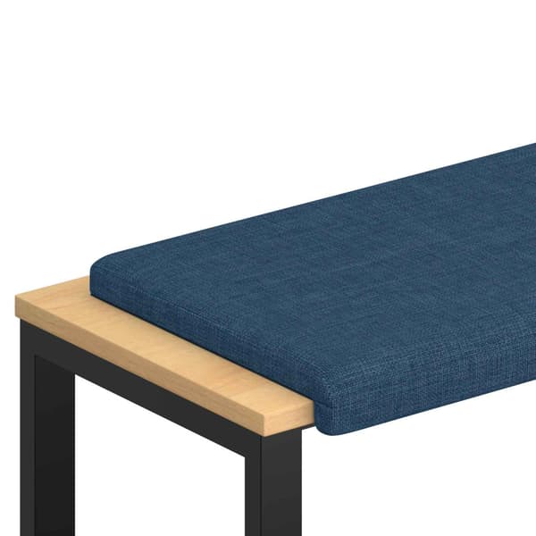 Bänk kudde Tyg Blå Djup 35 cm