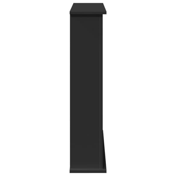 Spiselkrans svart 75x20x87,5 cm konstruerat trä