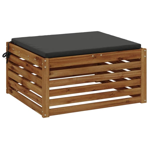 1-delad Sittdyna SOEST 100% Polyester Antracit 70 x 70 x 3 cm