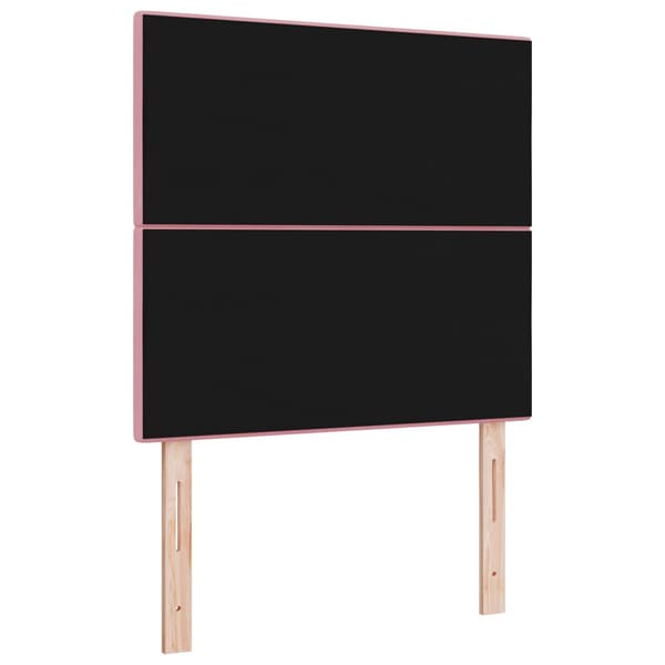 Huvudgavel Rosa 100 cm Sammet