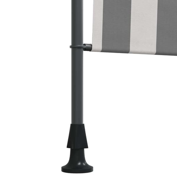 Utomhus rullgardin Antracit och vitt 200 x 270 cm