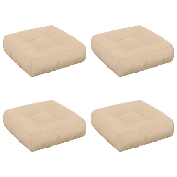 4-delade Sittdynor VIANEN 4 st 100% Polyester Gräddvit
