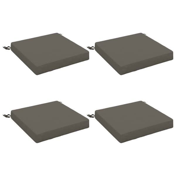 4-delade Sittdynor SOEST 4 st 100% Polyester Grå 45 x 45 x 7 cm