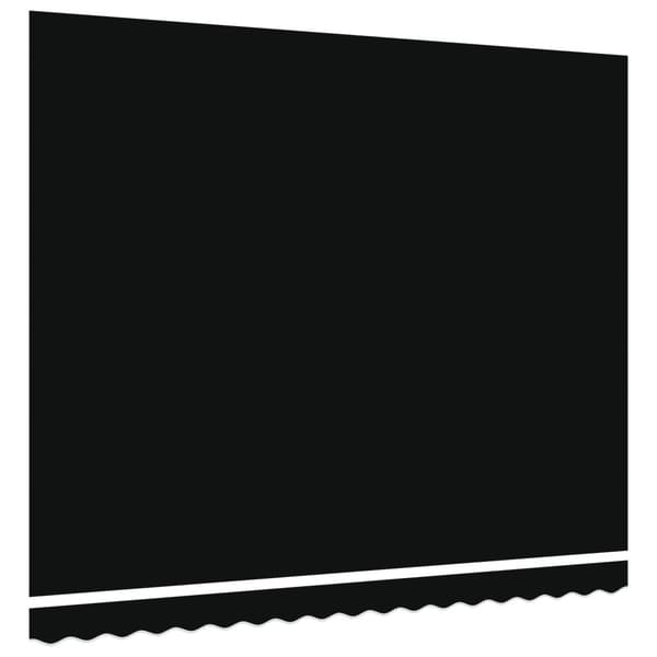 Markisväv Svart 4 × 3 m Polyester