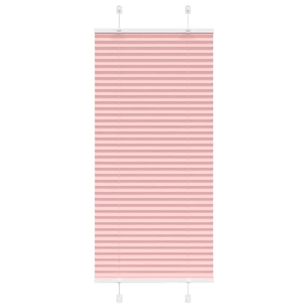 Plisserad persienn rosa 65x150cm tyg bredd 64,4cm polyester