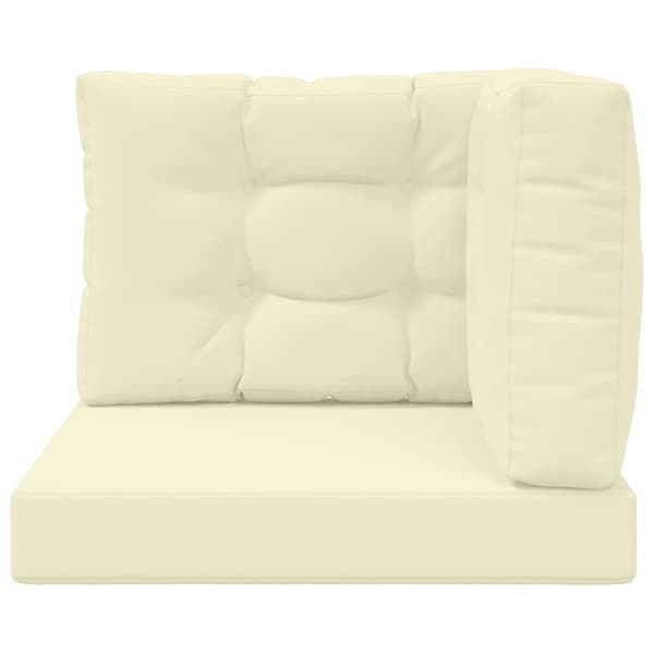 Utomhus Soffa Kudde 3 pcs Kräm Polyester