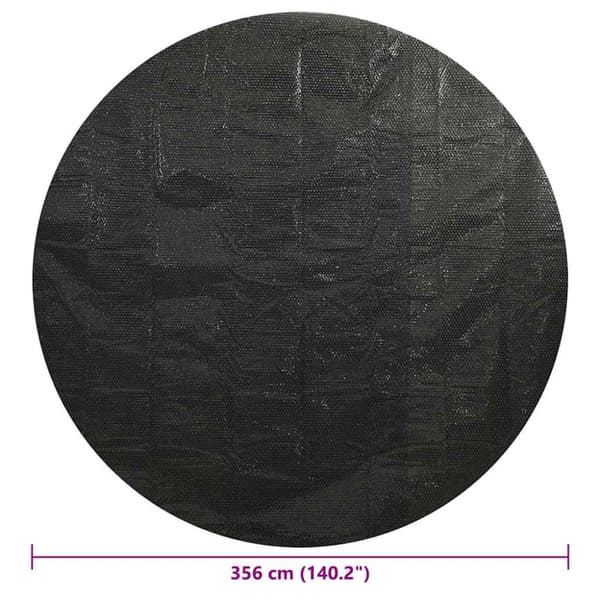 Poolskydd svart 356 cm PE