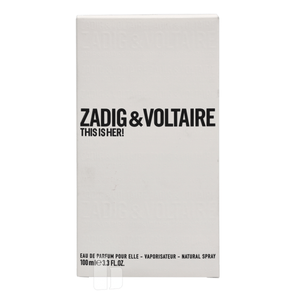 Zadig & Voltaire This Is Her! Edp Spray 100 ml Dam